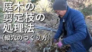 『よくわかる土中環境』YouTube動画　ー庭木の剪定枝の処理方法ー
